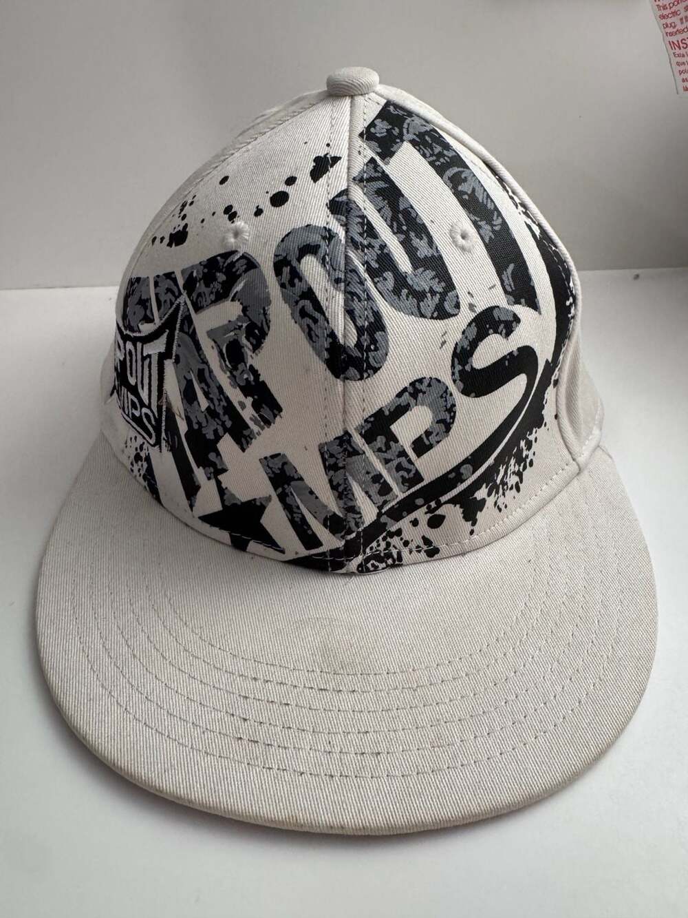 Tapout MPS Flex Fit White Black Hat Cap Size L/XL